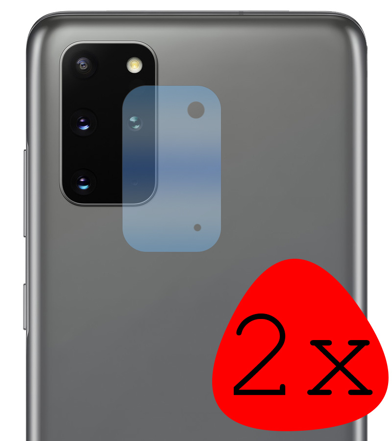 BASEY. Screenprotector Geschikt voor Samsung S20 Plus Camera Screenprotector Tempered Glass Beschermglas Camera - Screenprotector Geschikt voor Samsung Galaxy S20 Plus Camera Screen Protector - 2 Stuks