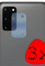 BASEY. Screenprotector Geschikt voor Samsung S20 Plus Camera Screenprotector Tempered Glass Beschermglas Camera - Screenprotector Geschikt voor Samsung Galaxy S20 Plus Camera Screen Protector - 3 Stuks