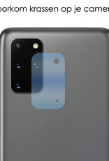 NoXx Screenprotector Geschikt voor Samsung S20 Plus Camera Screenprotector Gehard Glas - Screenprotector Geschikt voor Samsung Galaxy S20 Plus Screenprotector Camera Tempered Glass - 2x