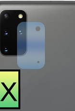 NoXx Screenprotector Geschikt voor Samsung S20 Plus Camera Screenprotector Gehard Glas - Screenprotector Geschikt voor Samsung Galaxy S20 Plus Screenprotector Camera Tempered Glass - 3x