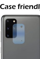 Nomfy Screenprotector Geschikt voor Samsung S20 Plus Camera Screen Protector Beschermglas - Screenprotector Geschikt voor Samsung Galaxy S20 Plus Camera Screenprotector Tempered Glass - 3 PACK