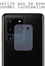 BASEY. Screenprotector Geschikt voor Samsung S20 Ultra Camera Screenprotector Tempered Glass Beschermglas Camera - Screenprotector Geschikt voor Samsung Galaxy S20 Ultra Camera Screen Protector - 3 Stuks