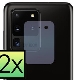NoXx NoXx Samsung Galaxy S20 Ultra Camera Screenprotector - 2 PACK