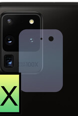NoXx Screenprotector Geschikt voor Samsung S20 Ultra Camera Screenprotector Gehard Glas - Screenprotector Geschikt voor Samsung Galaxy S20 Ultra Screenprotector Camera Tempered Glass - 3x