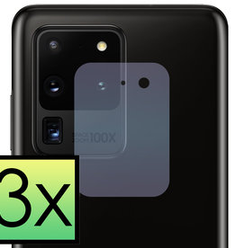 NoXx NoXx Samsung Galaxy S20 Ultra Camera Screenprotector - 3 PACK