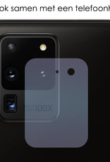 NoXx Screenprotector Geschikt voor Samsung S20 Ultra Camera Screenprotector Gehard Glas - Screenprotector Geschikt voor Samsung Galaxy S20 Ultra Screenprotector Camera Tempered Glass - 3x