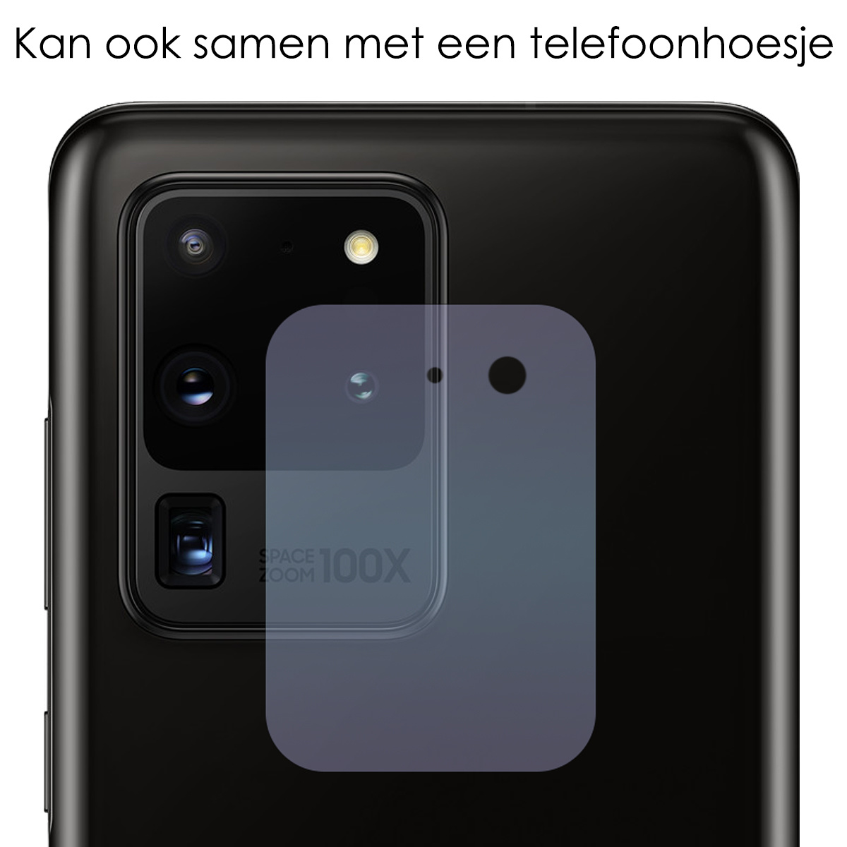 NoXx Screenprotector Geschikt voor Samsung S20 Ultra Camera Screenprotector Gehard Glas - Screenprotector Geschikt voor Samsung Galaxy S20 Ultra Screenprotector Camera Tempered Glass - 3x