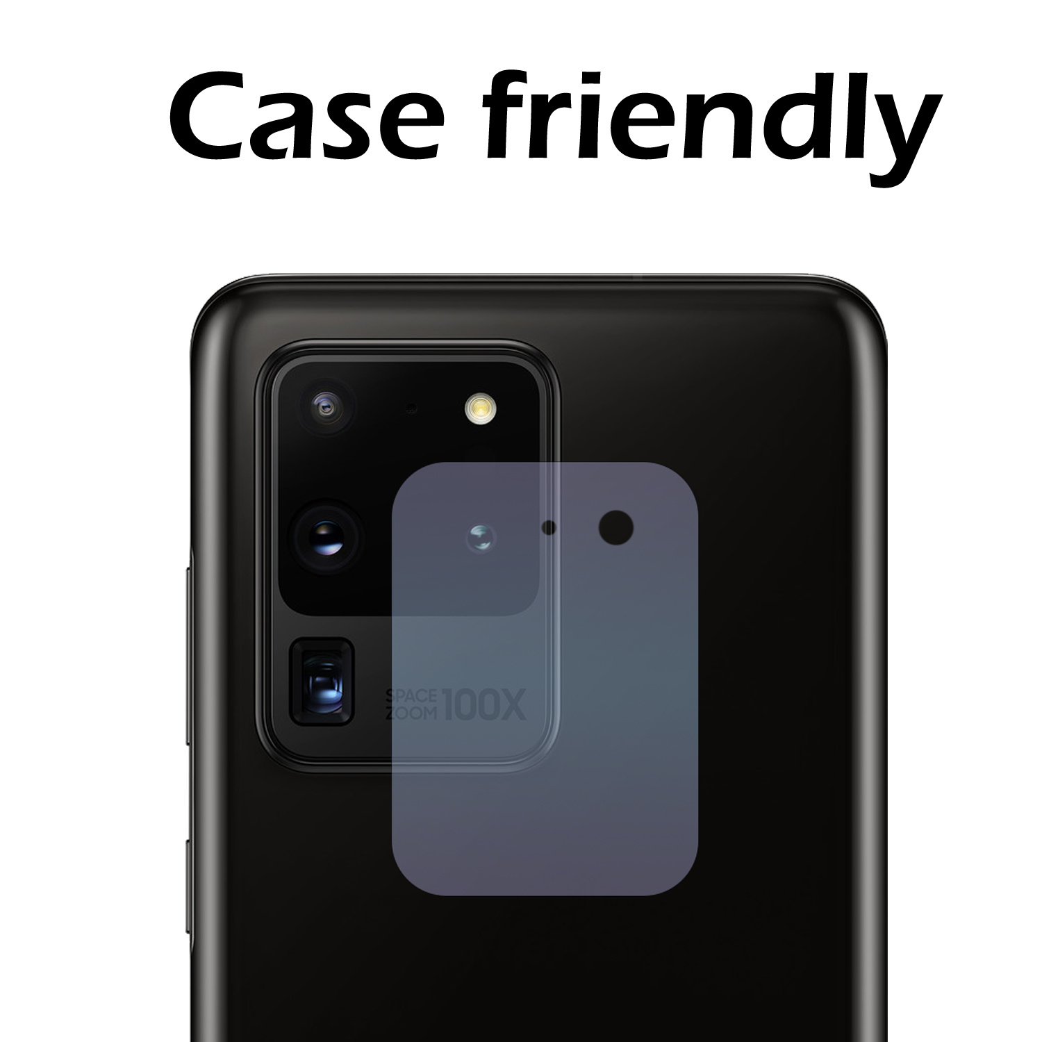 Nomfy Screenprotector Geschikt voor Samsung S20 Ultra Camera Screen Protector Beschermglas - Screenprotector Geschikt voor Samsung Galaxy S20 Ultra Camera Screenprotector Tempered Glass