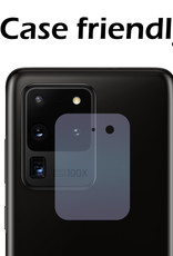 Nomfy Screenprotector Geschikt voor Samsung S20 Ultra Camera Screen Protector Beschermglas - Screenprotector Geschikt voor Samsung Galaxy S20 Ultra Camera Screenprotector Tempered Glass - 2 PACK