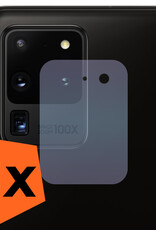 Nomfy Screenprotector Geschikt voor Samsung S20 Ultra Camera Screen Protector Beschermglas - Screenprotector Geschikt voor Samsung Galaxy S20 Ultra Camera Screenprotector Tempered Glass - 3 PACK