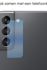 NoXx Screenprotector Geschikt voor Samsung S21 Camera Screenprotector Gehard Glas - Screenprotector Geschikt voor Samsung Galaxy S21 Screenprotector Camera Tempered Glass - 2x