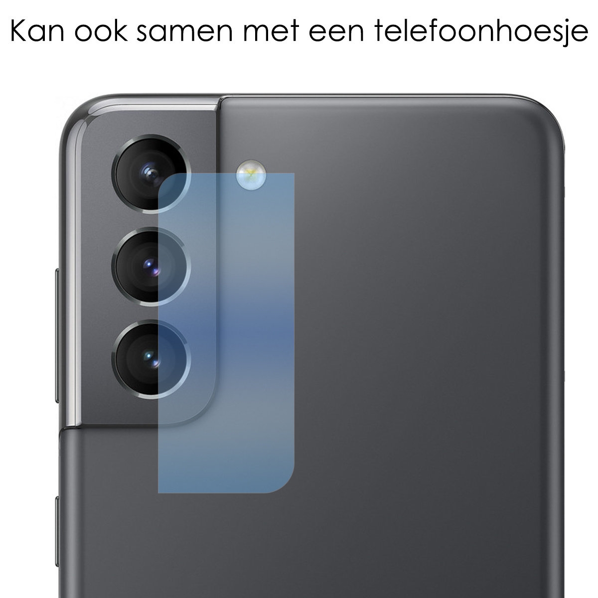 NoXx Screenprotector Geschikt voor Samsung S21 Camera Screenprotector Gehard Glas - Screenprotector Geschikt voor Samsung Galaxy S21 Screenprotector Camera Tempered Glass - 2x
