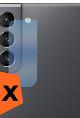 Nomfy Screenprotector Geschikt voor Samsung S21 Camera Screen Protector Beschermglas - Screenprotector Geschikt voor Samsung Galaxy S21 Camera Screenprotector Tempered Glass - 3 PACK