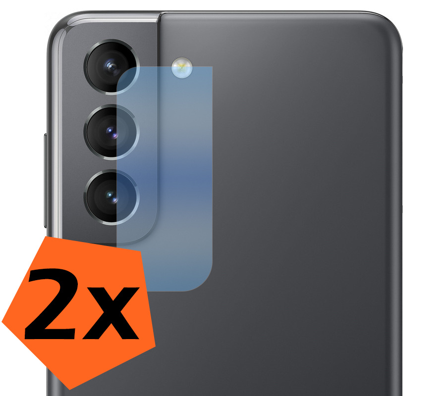Nomfy Screenprotector Geschikt voor Samsung S21 Plus Camera Screen Protector Beschermglas - Screenprotector Geschikt voor Samsung Galaxy S21 Plus Camera Screenprotector Tempered Glass - 2 PACK