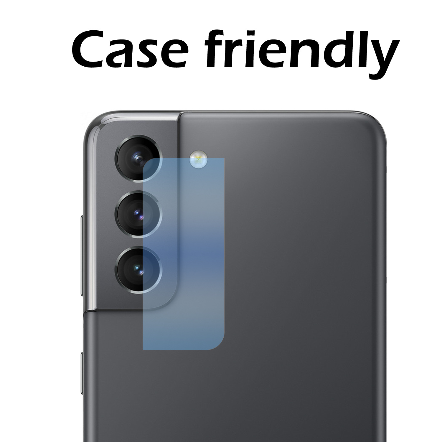 Nomfy Screenprotector Geschikt voor Samsung S21 Plus Camera Screen Protector Beschermglas - Screenprotector Geschikt voor Samsung Galaxy S21 Plus Camera Screenprotector Tempered Glass - 2 PACK