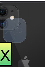 NoXx Screenprotector Geschikt voor iPhone 11 Camera Screenprotector Gehard Glas - Screenprotector Geschikt voor iPhone 11 Screenprotector Camera Tempered Glass - 2x