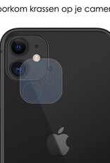 NoXx Screenprotector Geschikt voor iPhone 11 Camera Screenprotector Gehard Glas - Screenprotector Geschikt voor iPhone 11 Screenprotector Camera Tempered Glass - 2x