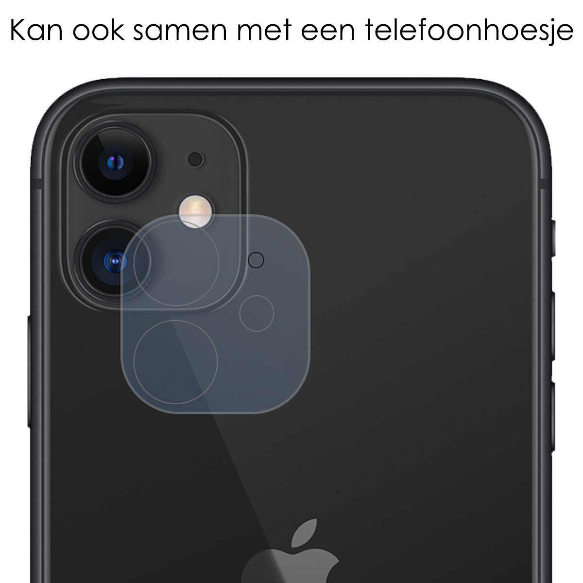 NoXx Screenprotector Geschikt voor iPhone 11 Camera Screenprotector Gehard Glas - Screenprotector Geschikt voor iPhone 11 Screenprotector Camera Tempered Glass - 2x