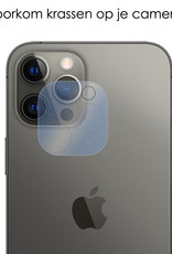 NoXx Screenprotector Geschikt voor iPhone 11 Pro Max Camera Screenprotector Gehard Glas - Screenprotector Geschikt voor iPhone 11 Pro Max Screenprotector Camera Tempered Glass - 3x