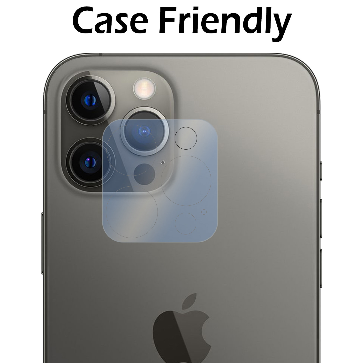 Nomfy Screenprotector Geschikt voor iPhone 11 Pro Max Camera Screen Protector Beschermglas - Screenprotector Geschikt voor iPhone 11 Pro Max Camera Screenprotector Tempered Glass - 3 PACK