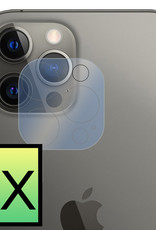 NoXx Screenprotector Geschikt voor iPhone 12 Pro Max Camera Screenprotector Gehard Glas - Screenprotector Geschikt voor iPhone 12 Pro Max Screenprotector Camera Tempered Glass - 3x