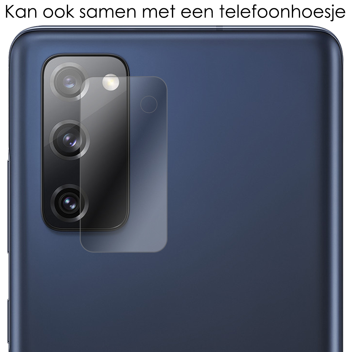 NoXx Screenprotector Geschikt voor Samsung S20 FE Camera Screenprotector Gehard Glas - Screenprotector Geschikt voor Samsung Galaxy S20 FE Screenprotector Camera Tempered Glass