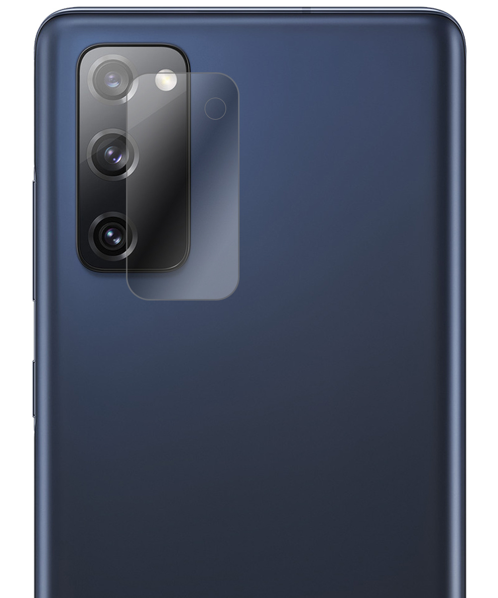 NoXx Screenprotector Geschikt voor Samsung S20 FE Camera Screenprotector Gehard Glas - Screenprotector Geschikt voor Samsung Galaxy S20 FE Screenprotector Camera Tempered Glass - 2x