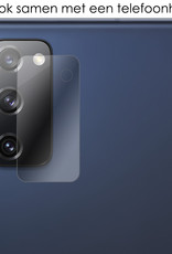 NoXx Screenprotector Geschikt voor Samsung S20 FE Camera Screenprotector Gehard Glas - Screenprotector Geschikt voor Samsung Galaxy S20 FE Screenprotector Camera Tempered Glass - 2x