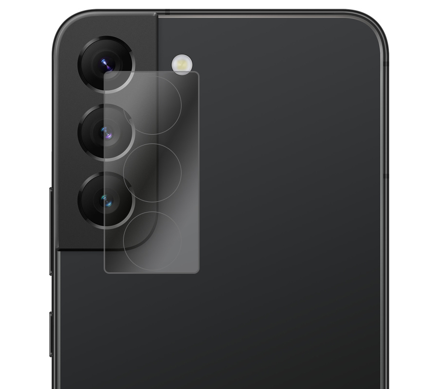 NoXx Screenprotector Geschikt voor Samsung S22 Camera Screenprotector Gehard Glas - Screenprotector Geschikt voor Samsung Galaxy S22 Screenprotector Camera Tempered Glass