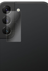 NoXx Screenprotector Geschikt voor Samsung S22 Camera Screenprotector Gehard Glas - Screenprotector Geschikt voor Samsung Galaxy S22 Screenprotector Camera Tempered Glass - 2x