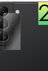 NoXx Screenprotector Geschikt voor Samsung S22 Plus Camera Screenprotector Gehard Glas - Screenprotector Geschikt voor Samsung Galaxy S22 Plus Screenprotector Camera Tempered Glass - 2x