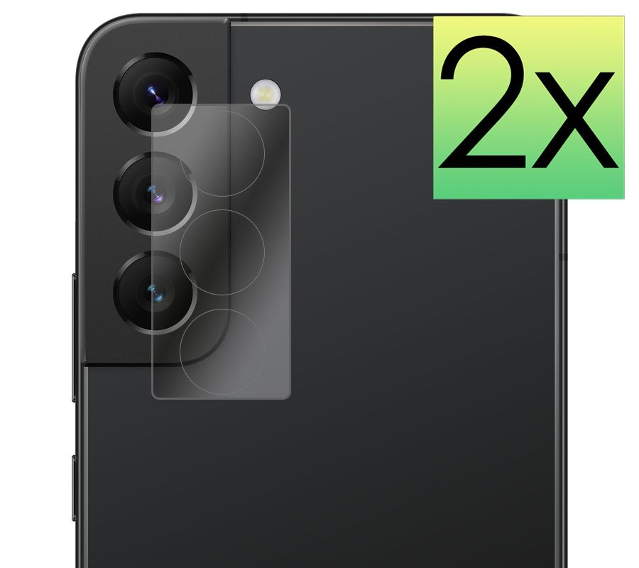 NoXx Samsung Galaxy S22 Plus Camera Screenprotector Glas - Samsung S22 Plus Camera Protector Camera Screenprotector - 2x