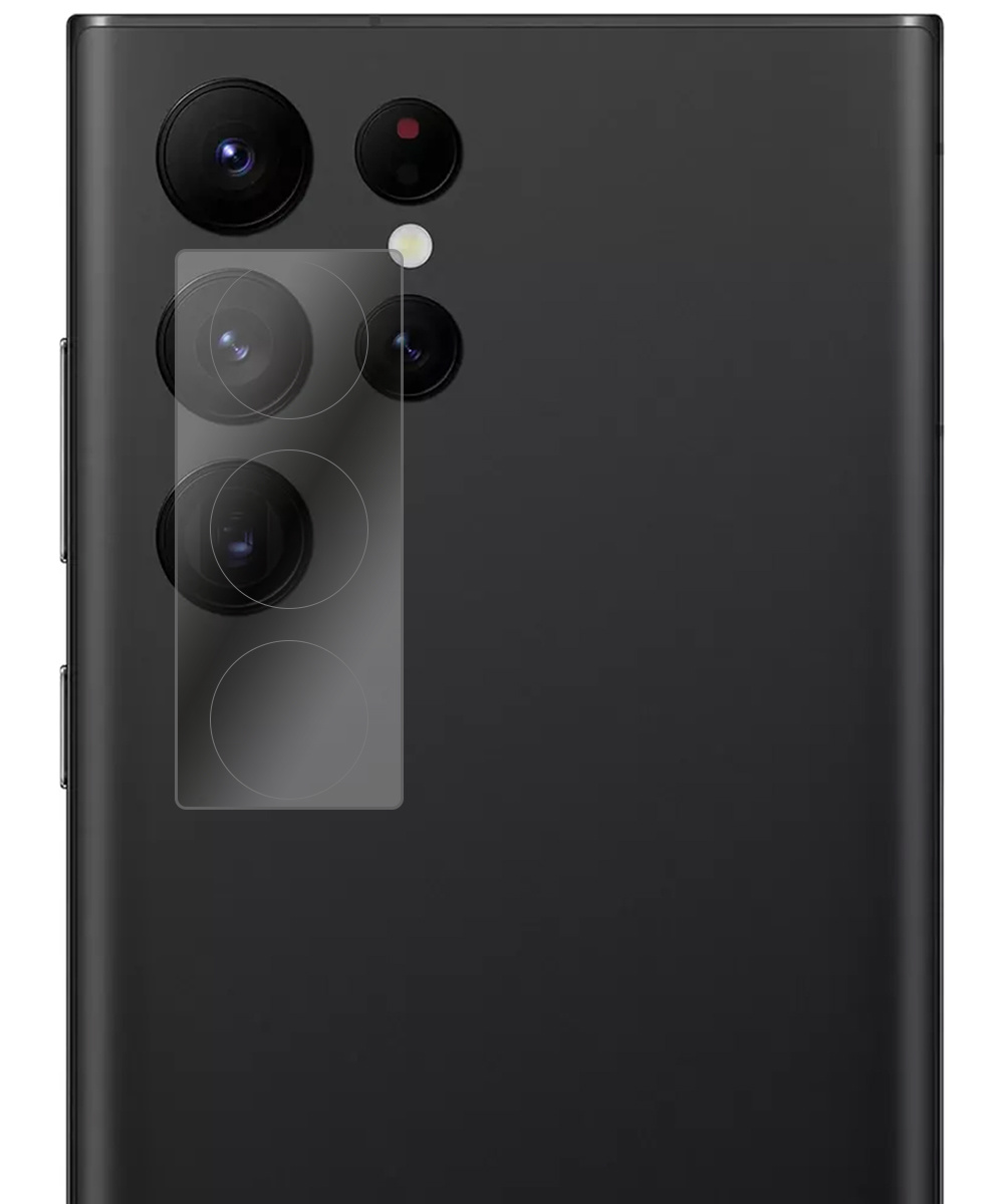 NoXx Samsung Galaxy S22 Ultra Camera Screenprotector Glas - Samsung S22 Ultra Camera Protector Camera Screenprotector