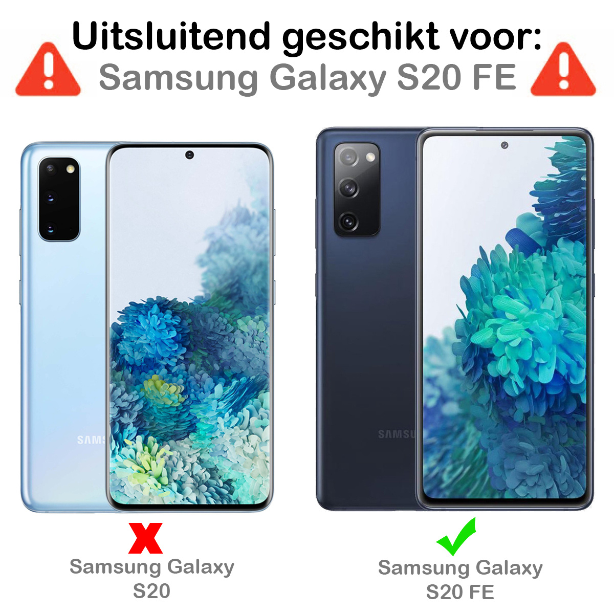 NoXx Screenprotector Geschikt voor Samsung S20 FE Camera Screenprotector Gehard Glas - Screenprotector Geschikt voor Samsung Galaxy S20 FE Screenprotector Camera Tempered Glass