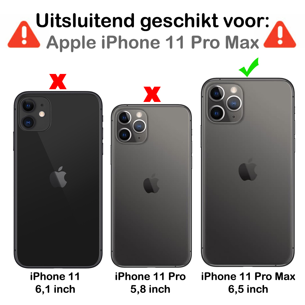 BASEY. Screenprotector Geschikt voor iPhone 11 Pro Max Camera Screenprotector Tempered Glass Beschermglas Camera - Screenprotector Geschikt voor iPhone 11 Pro Max Camera Screen Protector - 2 Stuks