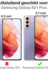 Nomfy Screenprotector Geschikt voor Samsung S21 Plus Camera Screen Protector Beschermglas - Screenprotector Geschikt voor Samsung Galaxy S21 Plus Camera Screenprotector Tempered Glass