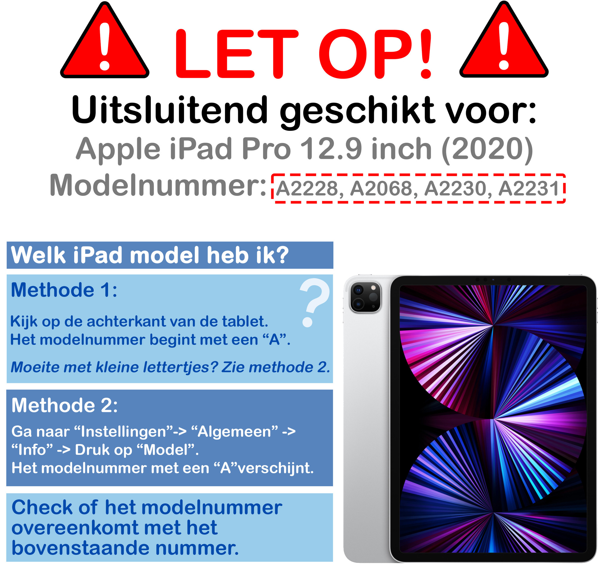 NoXx Screenprotector Geschikt voor iPad Pro 2020 (12,9 inch) Camera Screenprotector Gehard Glas - Screenprotector Geschikt voor iPad Pro 12,9 inch (2020) Screenprotector Camera Tempered Glass - 3x