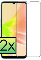 NoXx Screenprotector Geschikt voor OPPO A17 Screenprotector Tempered Glass Gehard Glas Beschermglas - 2x