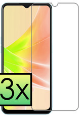 NoXx OPPO A17 Screenprotector Tempered Glass Gehard Glas Beschermglas - 3x