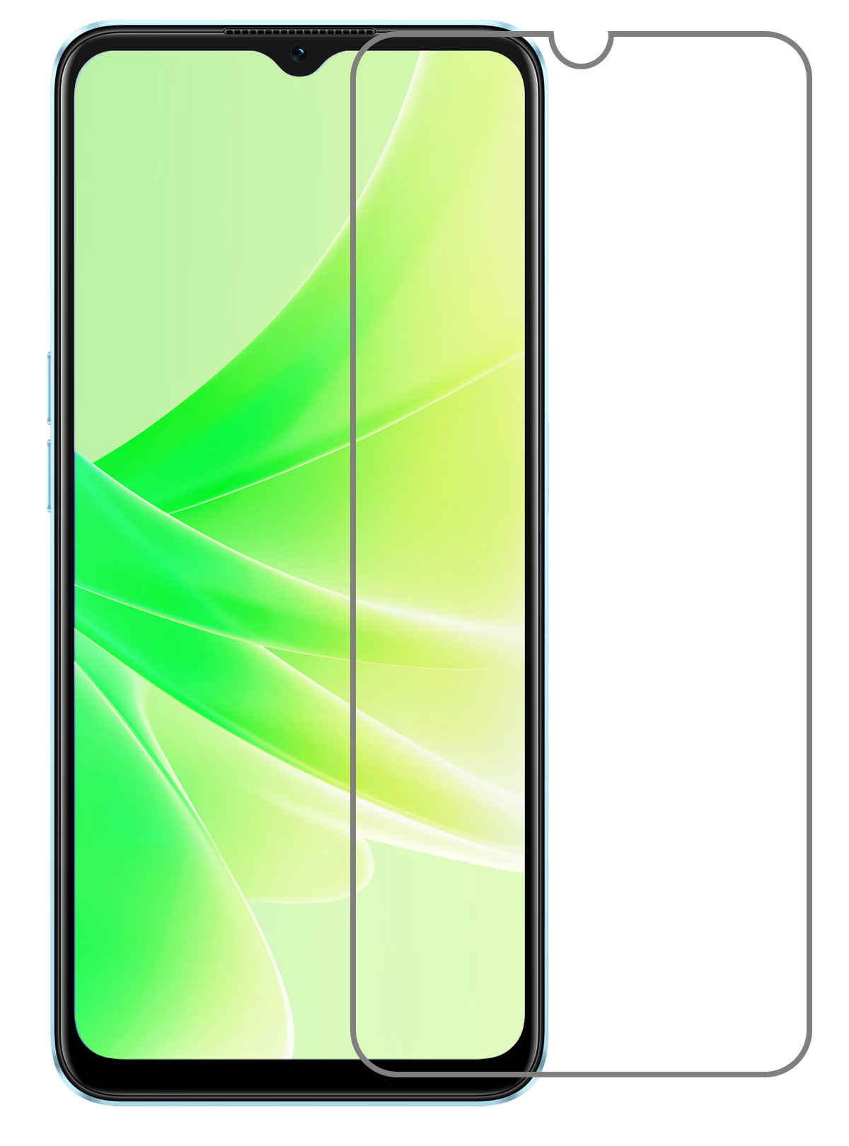 Nomfy Screenprotector Geschikt voor OPPO A17 Screenprotector Bescherm Glas Tempered Glass - Screenprotector Geschikt voor OPPO A17 Screen Protector