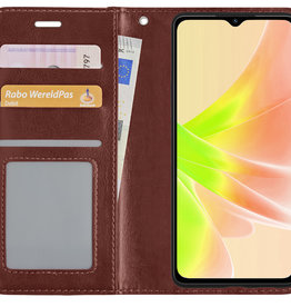 NoXx NoXx OPPO A17 Hoesje Bookcase - Bruin