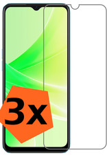 Nomfy Screenprotector Geschikt voor OPPO A17 Screenprotector Bescherm Glas Tempered Glass - Screenprotector Geschikt voor OPPO A17 Screen Protector - 3 PACK