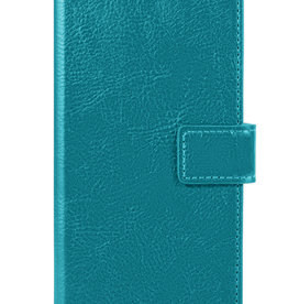 BASEY. OPPO A17 Hoesje Bookcase - Turquoise