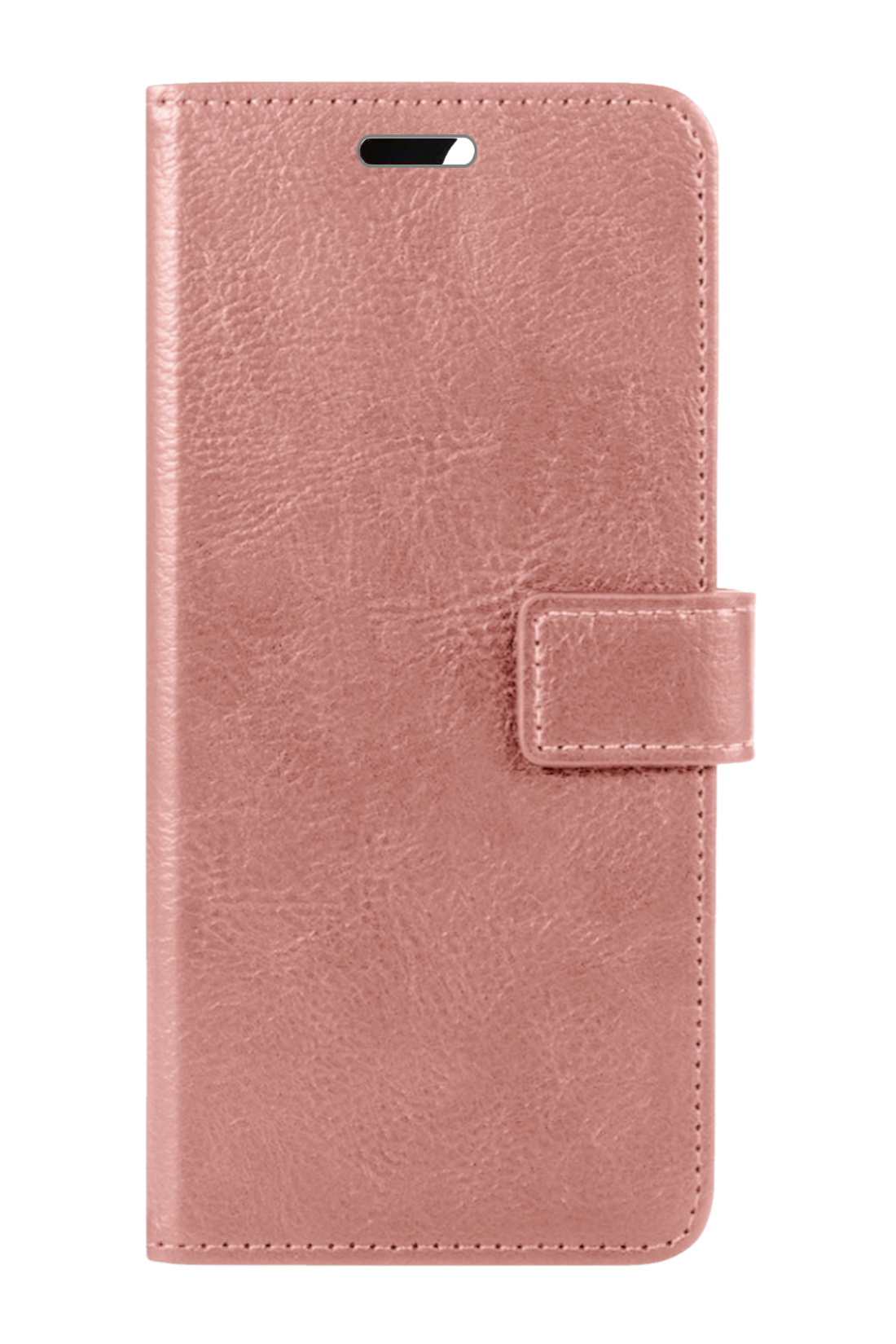 BASEY. Hoes Geschikt voor OPPO A17 Hoesje Bookcase Hoes Flip Case Book Cover - Hoesje Geschikt voor OPPO A17 Hoes Book Case Hoesje - Rosé goud