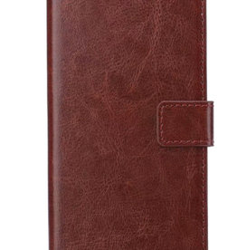 BASEY. BASEY. OPPO A17 Hoesje Bookcase - Bruin