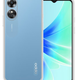 BASEY. OPPO A17 Hoesje Siliconen - Transparant