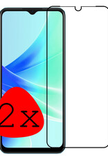 BASEY. Screenprotector Geschikt voor OPPO A57 Screenprotector Beschermglas Full Cover - Screenprotector Geschikt voor OPPO A57 Screen Protector Full Cover - 2 Stuks