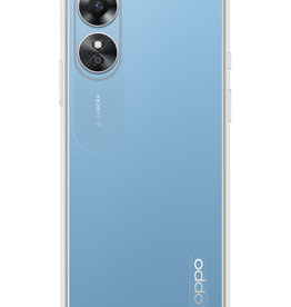 Nomfy OPPO A17 Hoesje Siliconen - Transparant