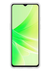 Nomfy Hoesje Geschikt voor OPPO A17 Hoesje Siliconen Cover Case - Hoes Geschikt voor OPPO A17 Hoes Back Case - 2-PACK - Transparant