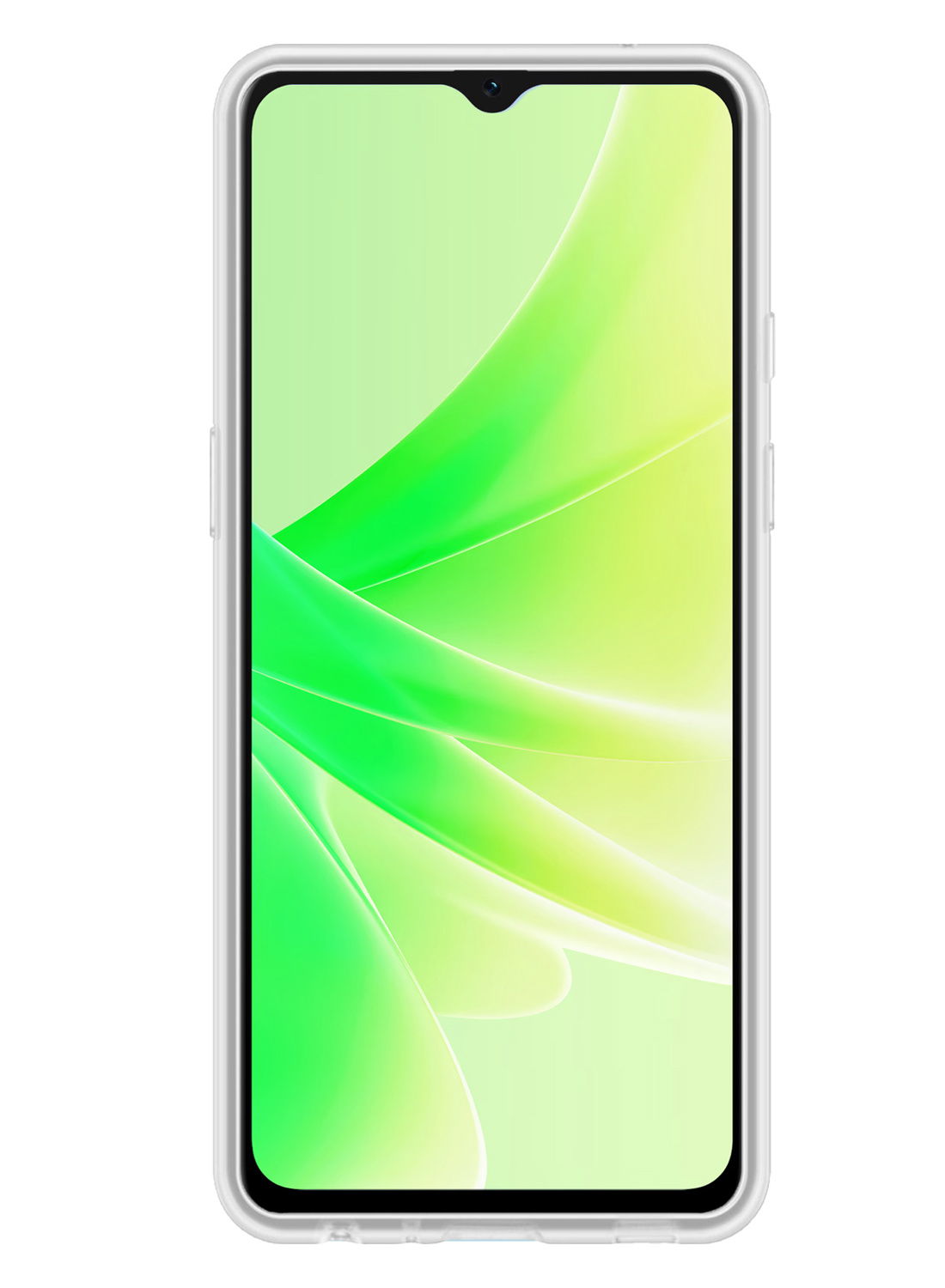 Nomfy Hoesje Geschikt voor OPPO A17 Hoesje Siliconen Cover Case - Hoes Geschikt voor OPPO A17 Hoes Back Case - 2-PACK - Transparant